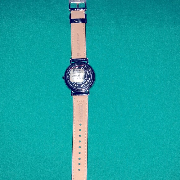 Authentic NWT In Box Coach Poppy Black Watch-Style V888 - Picture 5 of 6